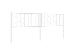 Cabeceira de substituição de 193 cm em metal branco, exclusiva da MAISON.