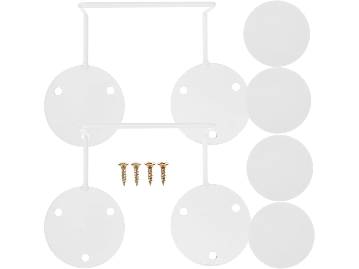 Suporte De Colchão Em Aço Inoxidável Branco, 2 Peças