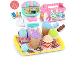 Primerox brinquedo Caixa Registradora Mini para Crianças Conjunto Simulação Cashier Toy Set