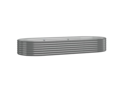 Garden Raised Bed, Garden Raised Beds Vidaxl Cinzeto Aço (249 X 100 X 36 Cm)