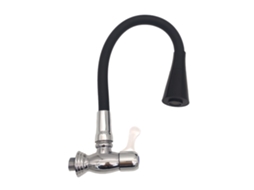 Torneira De Cozinha, Cozinha Com Bico Em Cascata Giratório Em Plástico Abs, Cor Cromada, 1 Peça