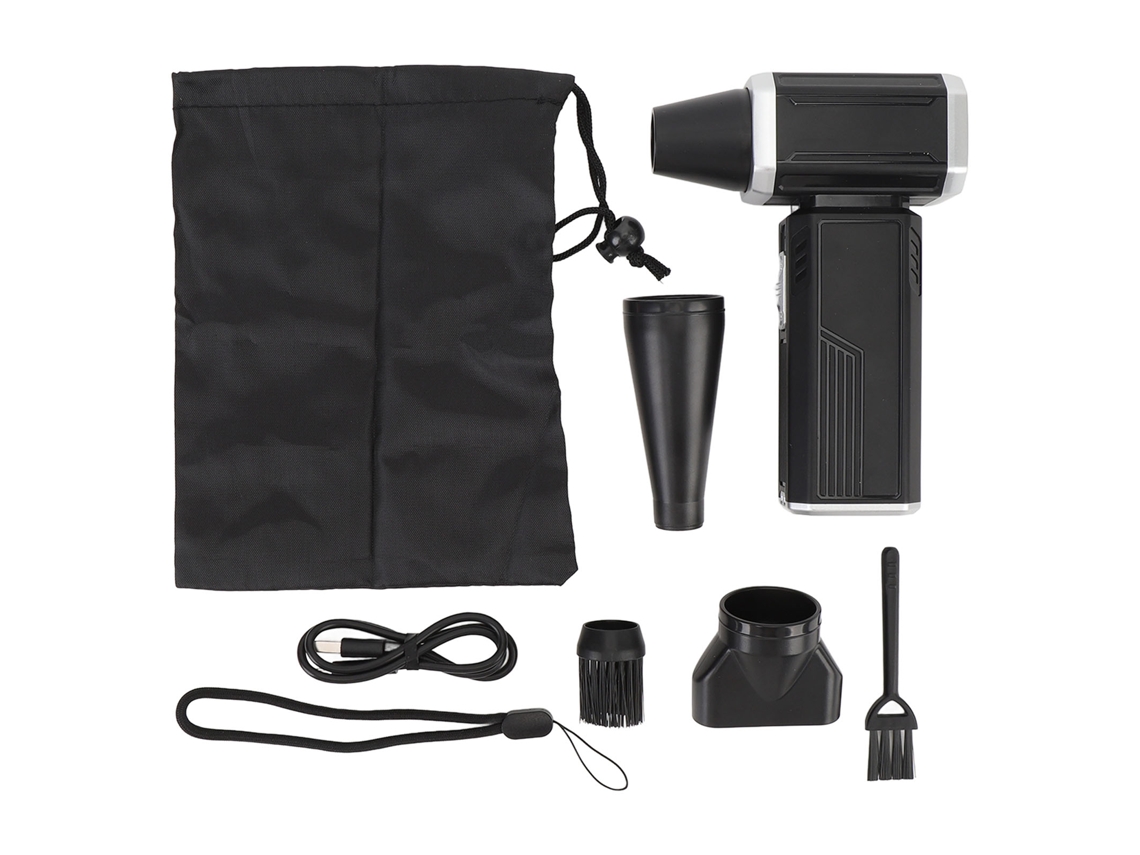 Electric Dust Jet Dry Blower 120000 Rpm 2000mah 2 Speed Adjustable Cordless Handheld Air Duster For Outdoor Camping
