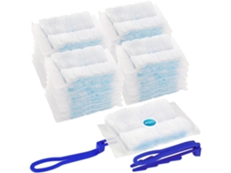 Kit Com 40-refis De Pano Microfibra Para Escola E Casa