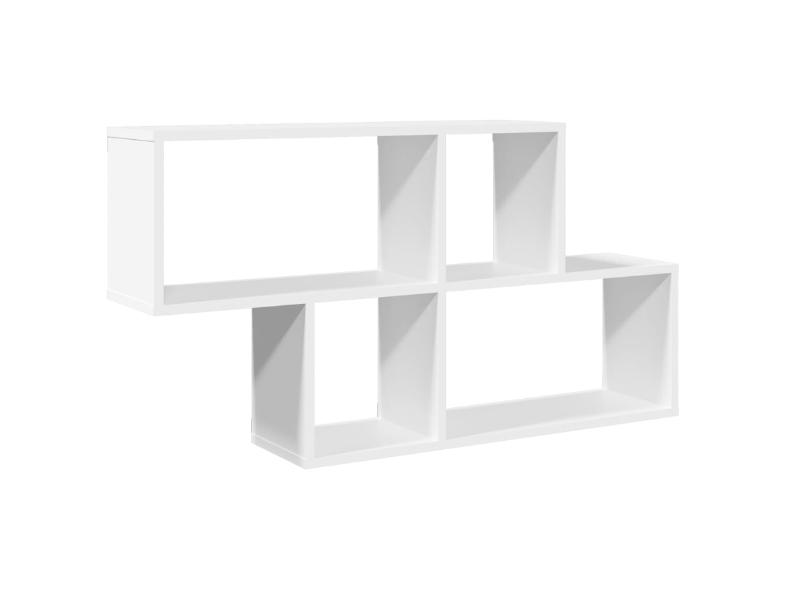 Wall Shelf, Wall Shelves Vidaxl Branco Madeira Processada (n/a)