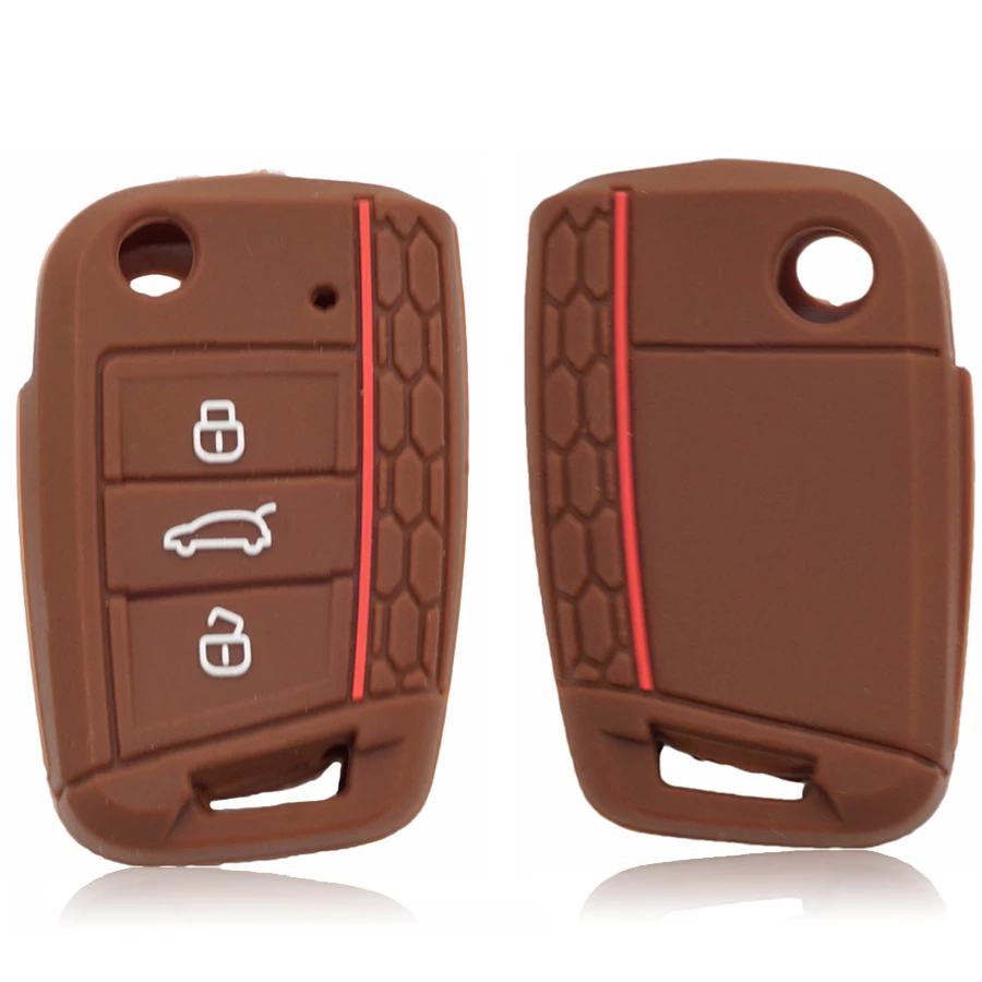 Capa de Silicone Xinyuexin para chave de carro VW AQUAFORGE