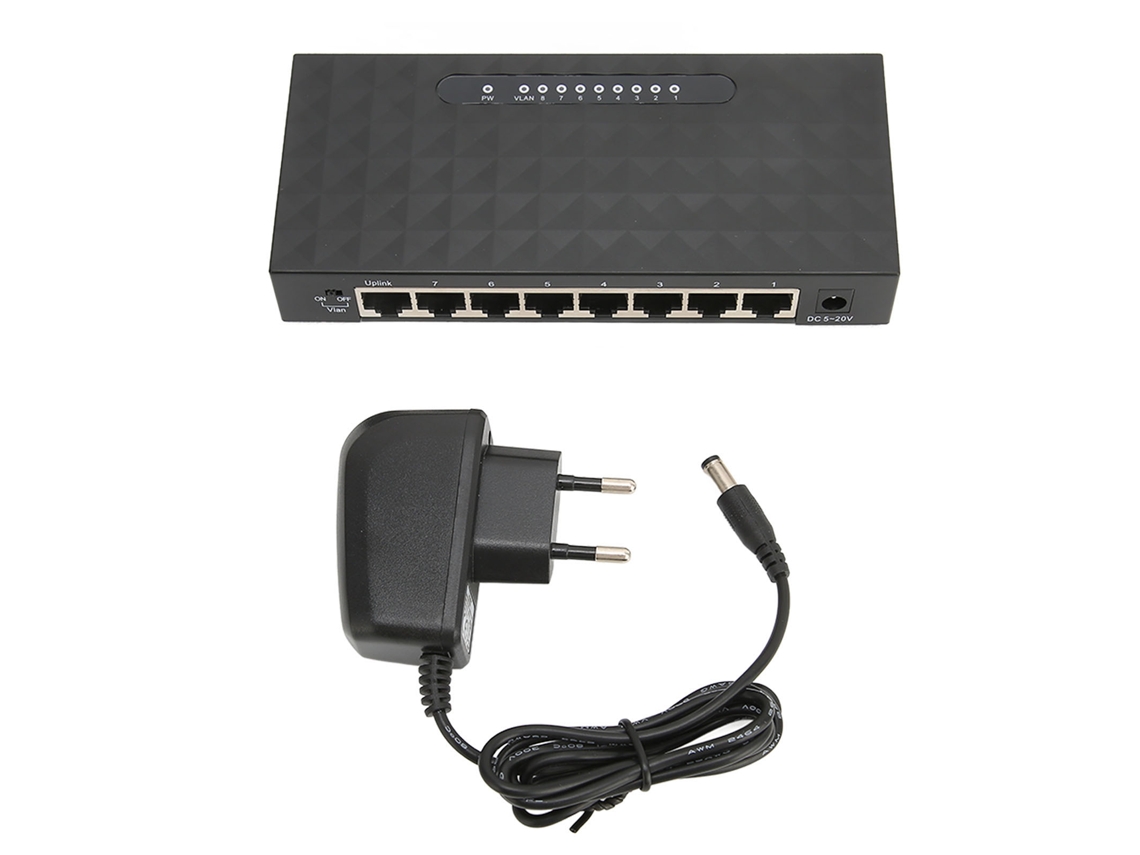 Switch Ethernet 8 Portas LAXISCREED