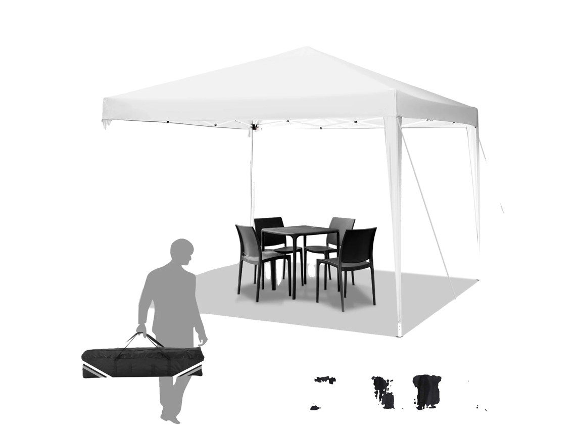 Tenda De Cobertura, Instantânea, Impermeável, Proteção Uv, Branco