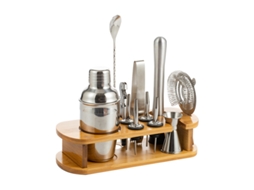 Conjunto de Coqueteleira 11 Peças com Suporte de Armazenamento, Utensílios de Bar Profissionais DIGITALLAB (550ml)