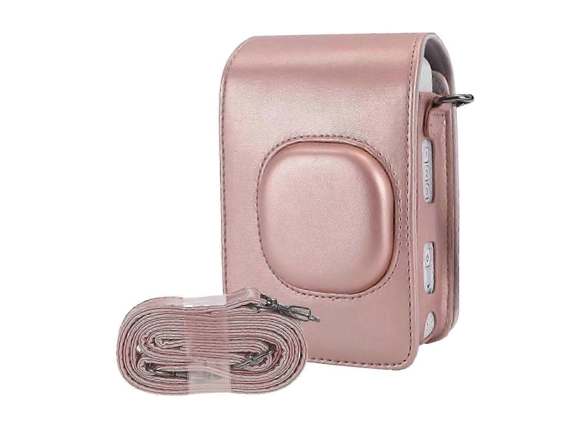 Estojo Retrô Macio para Mini Câmera, Capa de Couro Pu com Alça de Ombro para Câmera Instantânea Fujifilm Instax Mini Liplay. TAISHENGDA