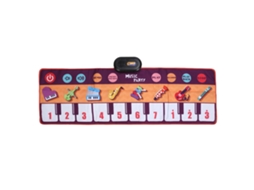 Mali tapete Musical Piano Portátil Dobrável Teclado Educativo Infantil 120x38cm 3 Anos+