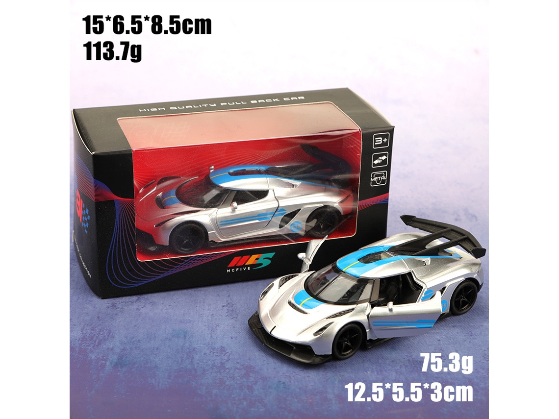Miniatura de Carro em Metal Fundido, Escala 1/36, Brinquedo Infantil MDUG