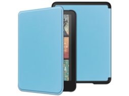 Capa Para Kindle Paperwhite 12th Gen 2024 7 Polegadas Azul Celeste