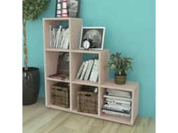 Vidaxl Estante Escada/prateleira 107 Cm Cor Carvalho