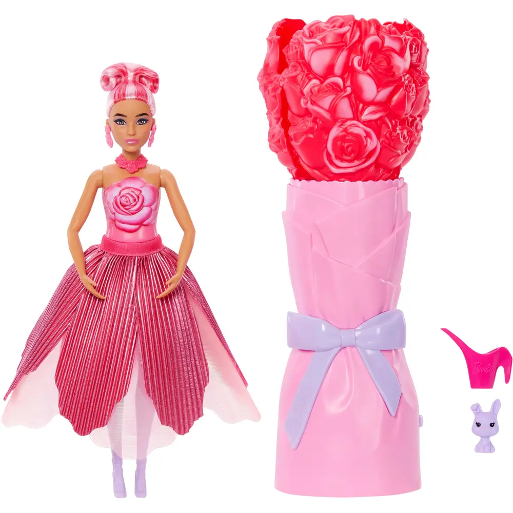 Barbie Metal Pop Vestido Rosa Mattel Jmf56/jmf59