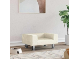 Vidaxl Cama 50x40x26,5 Cm Veludo Cor Creme