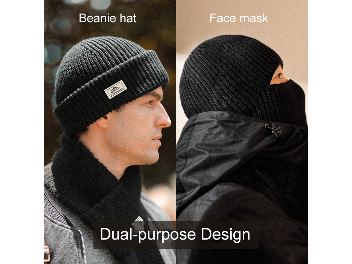 Business Chapéu de Inverno Quente para Homem de Lã de Algodão Espesso para Ski Hiking