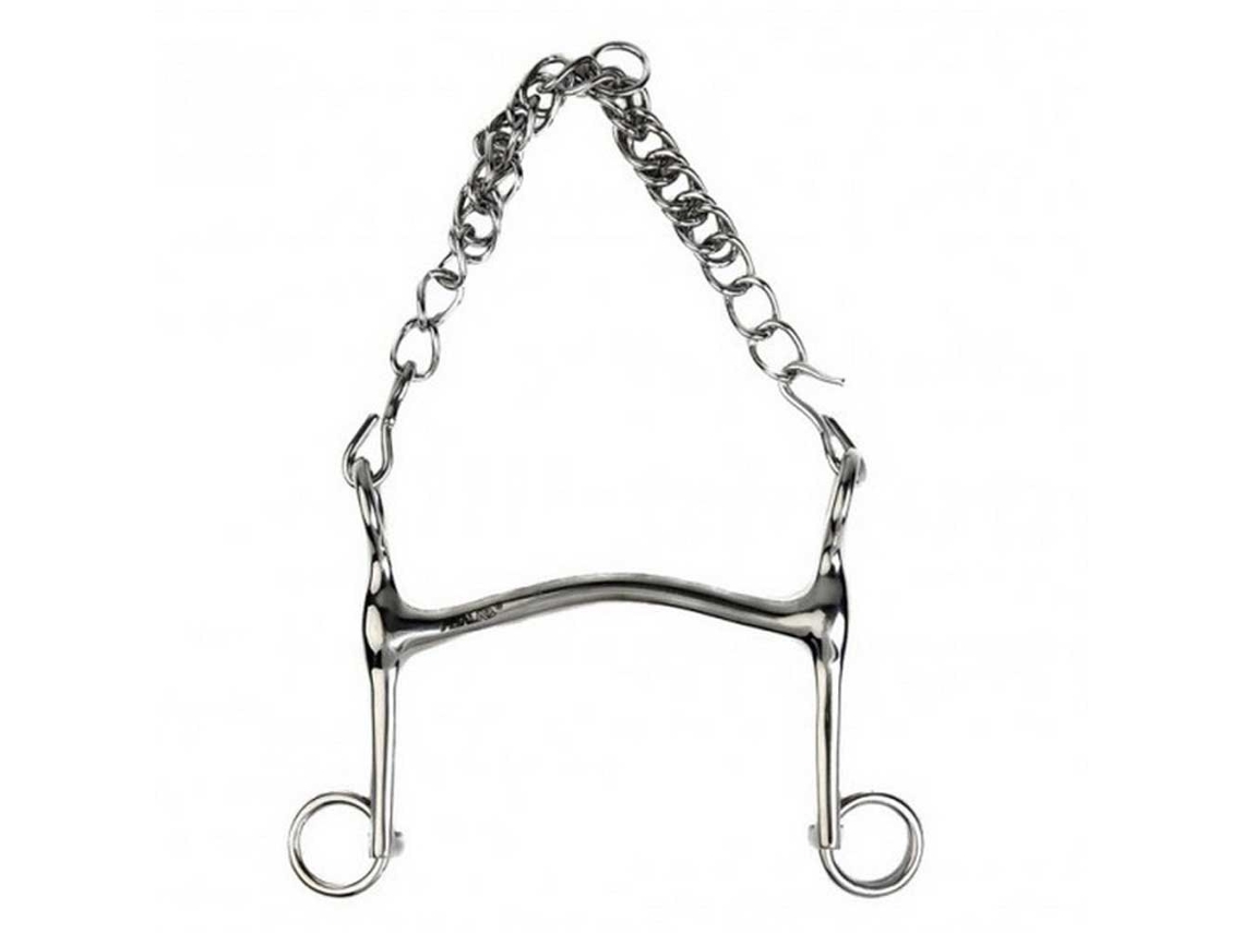 Curva Weymouth Hollow Mordeu 13 Mm Prateado 135 Cmmetalab