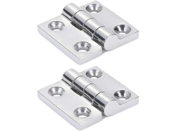 Bisagras de Acero Inoxidable 316 para Barcos Y Cabinas, 50x50mm, 2 Piezas, Resistente a La Corrosión Y Duradera