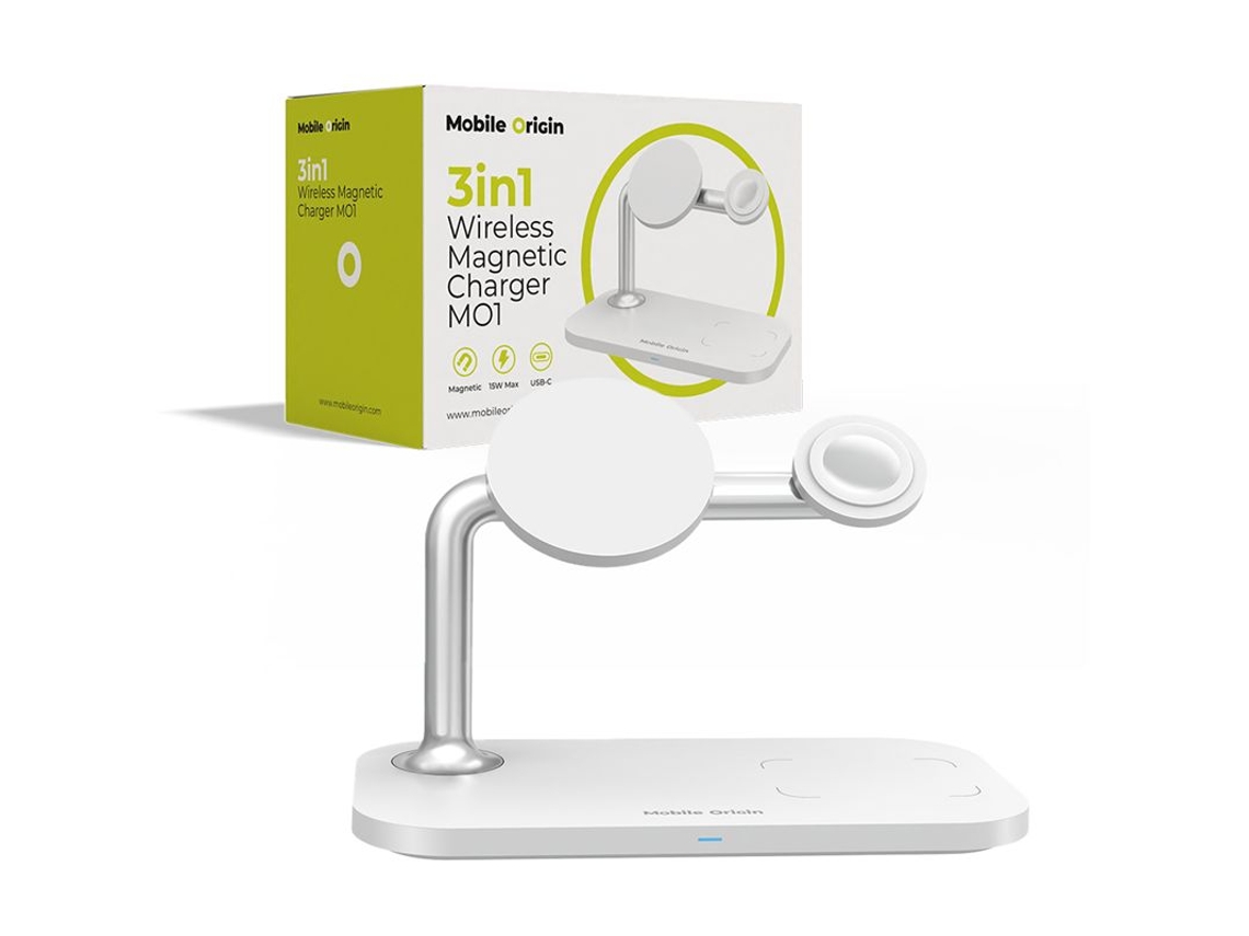 Carregador Magsafe MOBILE ORIGIN 3 em 1, Carregamento Rápido