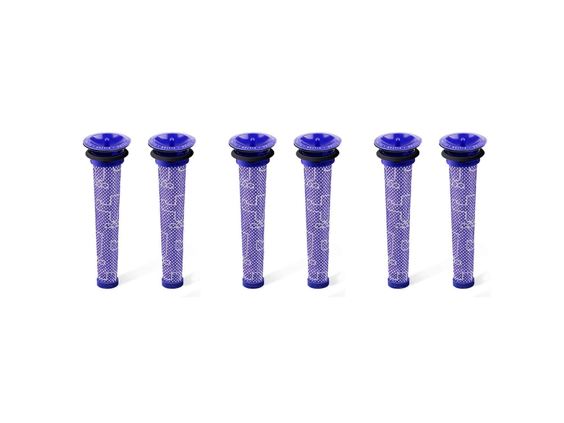 Pacote Com 6 Pré-filtros De Reposição Para Filtro De Vácuo Para V6 V7 V8 Dc59 Dc58. Substitui A Peça 965661 01._glo