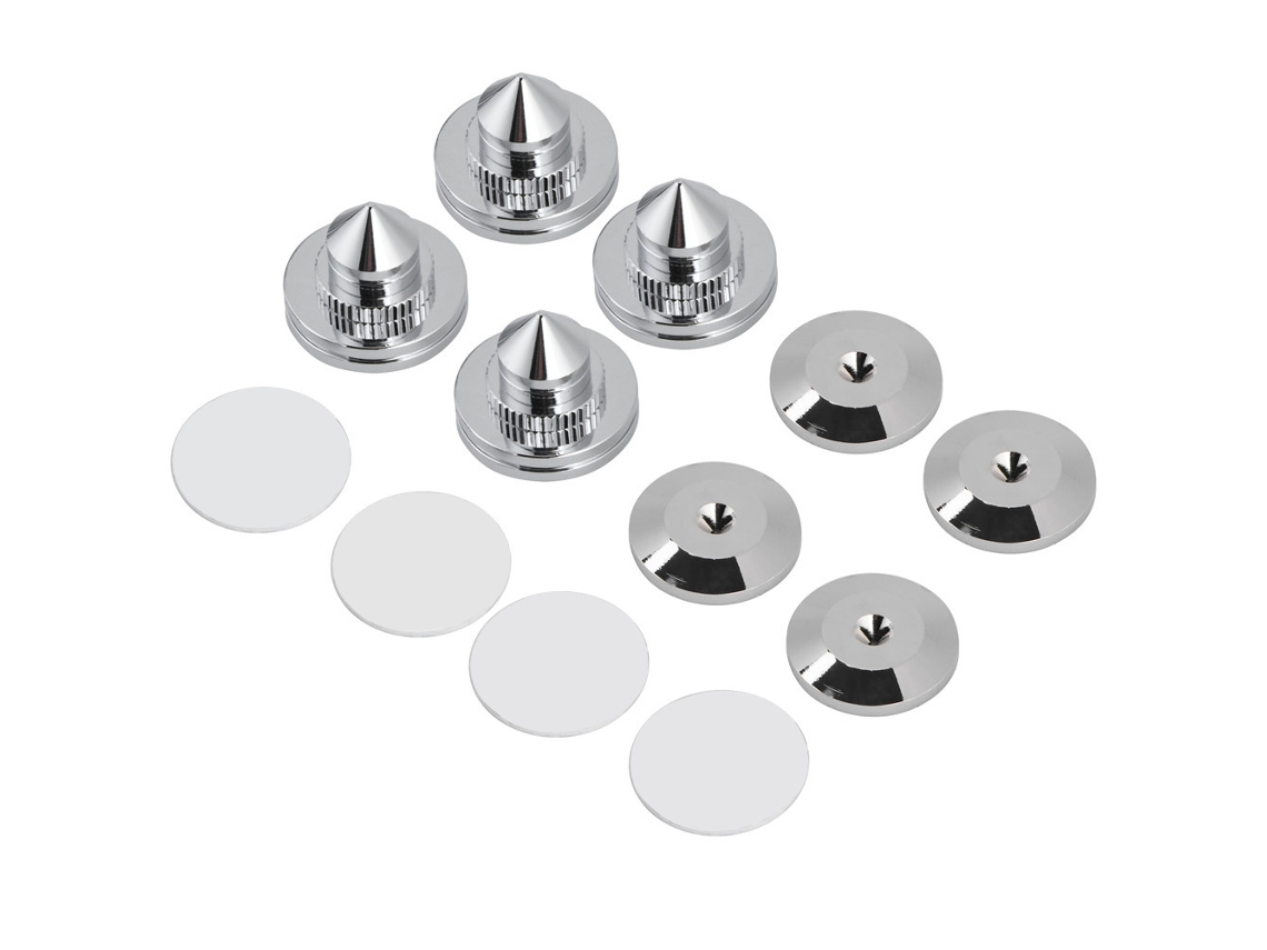 4 Pcs Pinos De Isolamento Para Alto-falante Hifi Pés Cone Stand Base Pads Antichoque