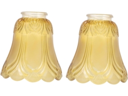 Lustre Transparente De 2 Peças - Estilo Europeu Elegante Para Sala De Estar E Quarto