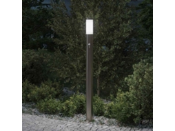 Vidaxl Luminária De Poste Com Sensor, 110 Cm, Aço Inoxidável, Ip44