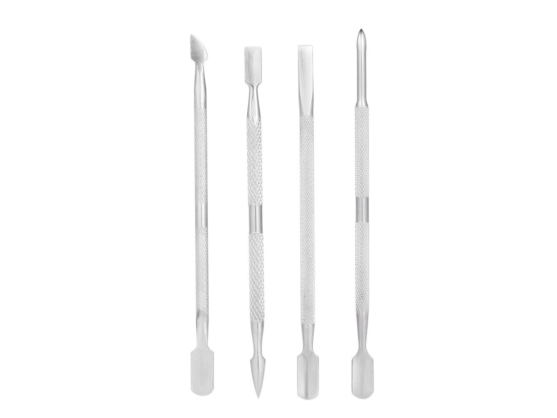 KOFIHETY Conjunto De Manicure E Pedicure De Alta Qualidade, Ferramentas De Cutícula De Aço Inoxidável Com Design Compacto E Portátil, Cabo Ergonômico Antiderra