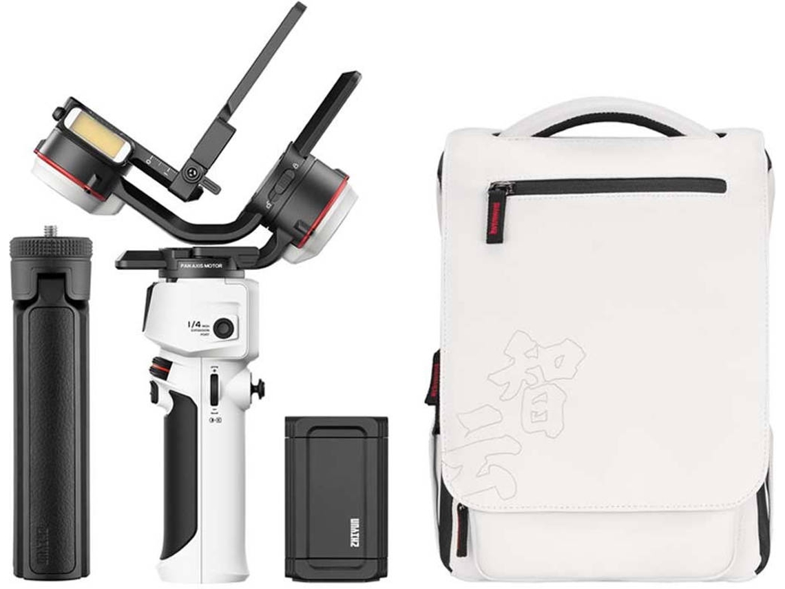 Kit Gimbal ZHIYUN Crane M3 Combo (Autonomia: 8 horas - Branco)