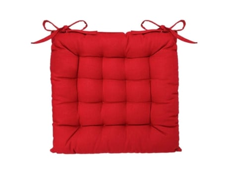 ALMOFADA PARA CADEIRA COR BORDÔ 38X38CM