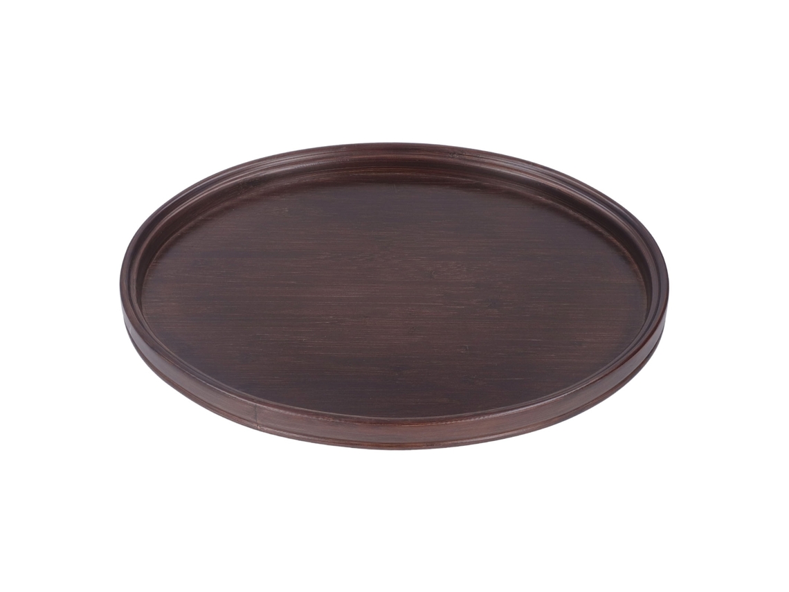 Lurelia Bandeja De Chá Oval Bambu 29 X 20,3 X 2,5 Cm Para Chá, Café E Snacks