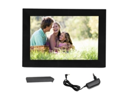 Moldura Digital Preta Wifi Compartilhamento Instantâneo 10,1 Polegadas 1280x800 Hd Ips Tela Sensível Ao Toque Moldura Digital Para Uso Doméstico Plug