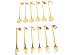 De Colher E Garfo, Utensílios Para Frutas, Artigos De Mesa Para Festas, Uso Doméstico E Eventos Gokoco