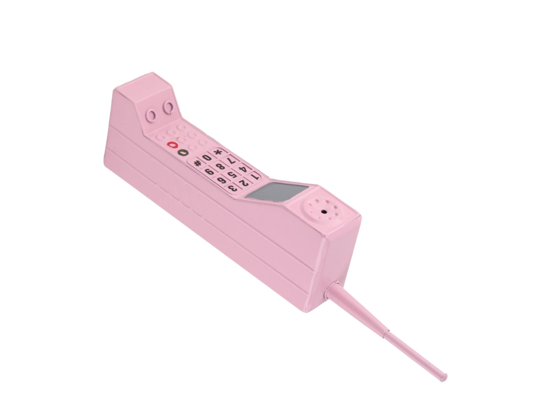 Ornamento de Telefone Celular Retro LAXISCREED Rosa