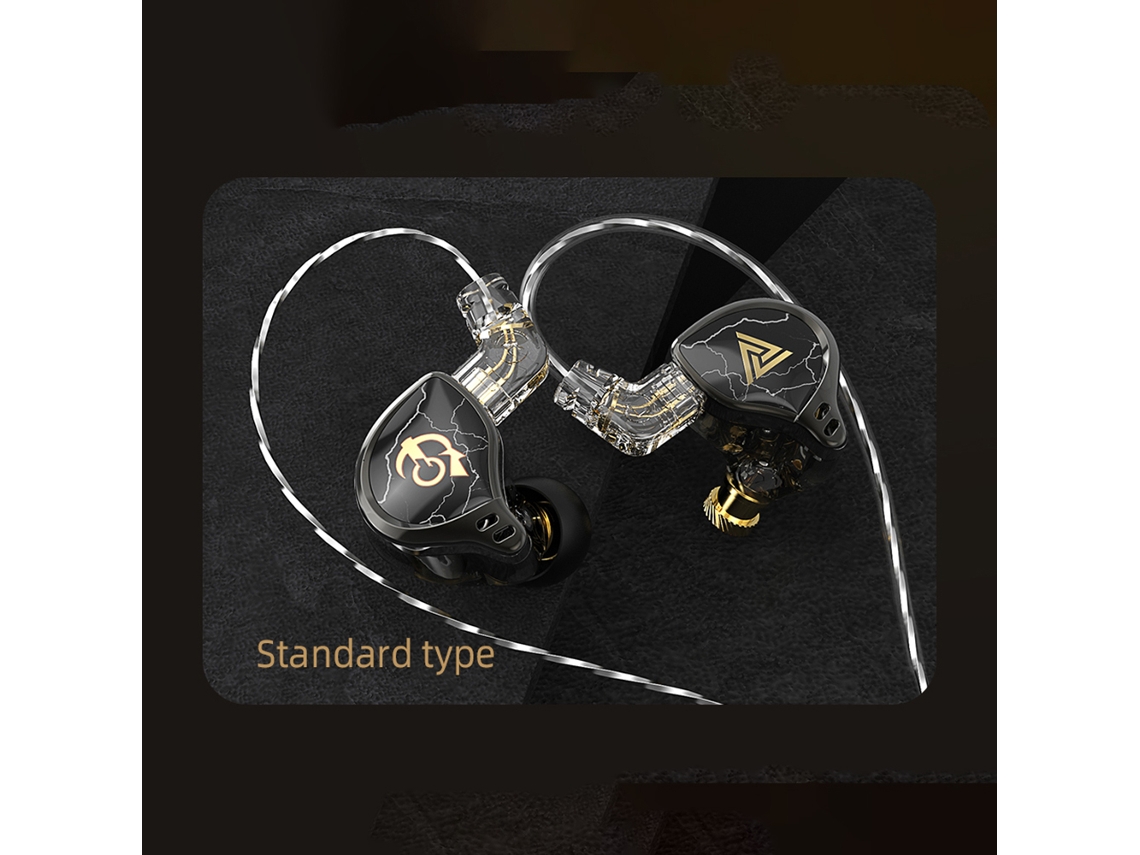 Fones De Ouvido Qkz Hifi Com Redução De Ruído