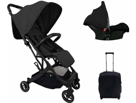 Carrinho de Bebé Individual  Duo Plus Preto