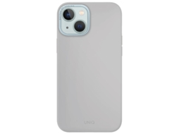 Capa para iPhone 15 UNIQ Pele Sintética Branco