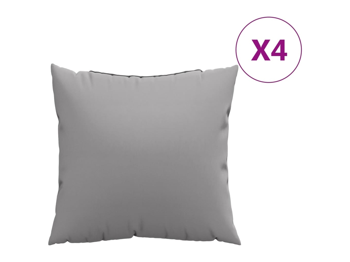 Sofa Cushion, Sofa Cushions Vidaxl Cinzeto Tecido (60 X 60 Cm)