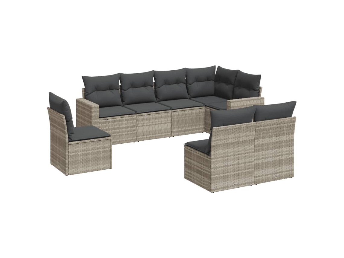 Garden Sofa Set, Garden Sofa Sets Vidaxl Cinzeto Rattan / Vime (n/a)