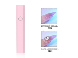 Mini Lâmpadas U V para Unhas de Gel: Proteger a Pele Gel Led Lâmpada Recarregável Usb Light Flash Cure Secado R Cura GOKOCO