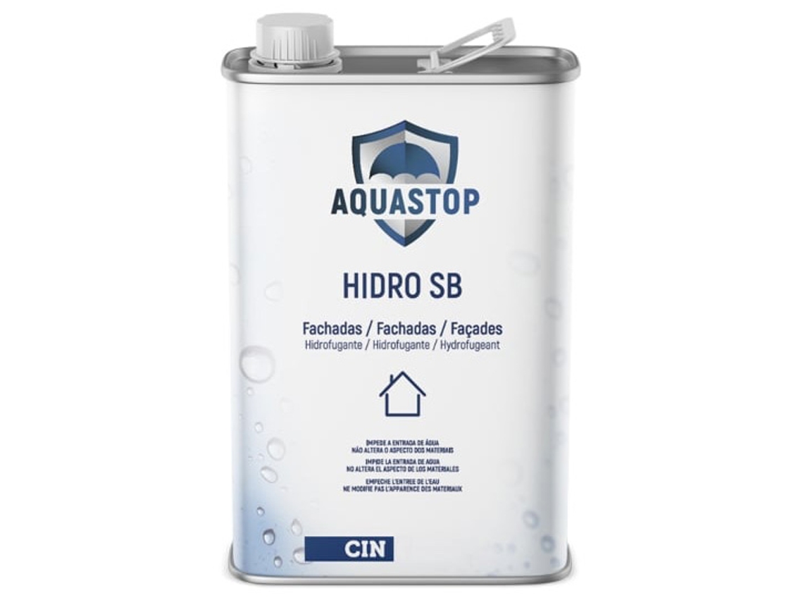 Tinta CIN AquaStop Hidro SB Fachadas - 5 L