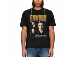 Rockinstone Twilight Movie Edward 3 Character Pose Black Adult T-shirt Size:xl