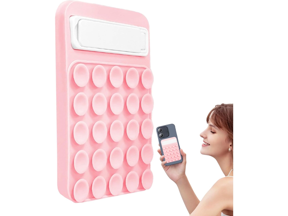 Capa De Celular Com Ventosa Silicone Suporte Para Celulares