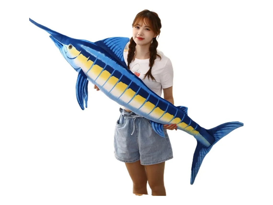 Lurelia Simulado De Tubarão Marlin Azul 2025 Em Peluche Animal, Macio Para Coleção