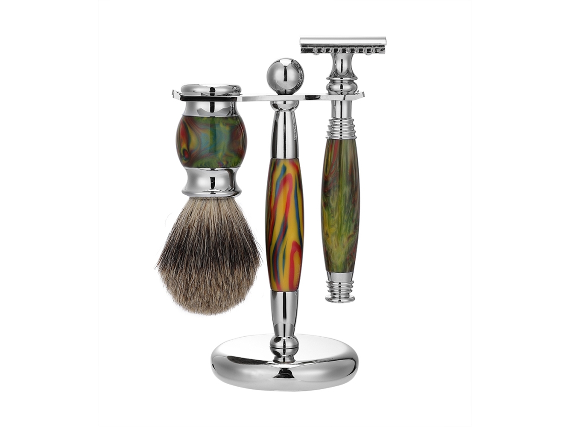 Kit De Afeitadora Manual Estilo Clásico Para Hombres