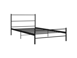 Estrutura de Cama 100x200 Cm Metal Preto MAISON EXCLUSIVE