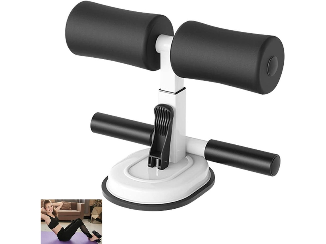 Músculos abdominais, roda de exercícios abdominais, Slowmoose preto e branco
