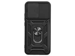 Capa Para Oppo Reno 15 Pro Com Anel Suporte E Tampa De Câmara Deslizante