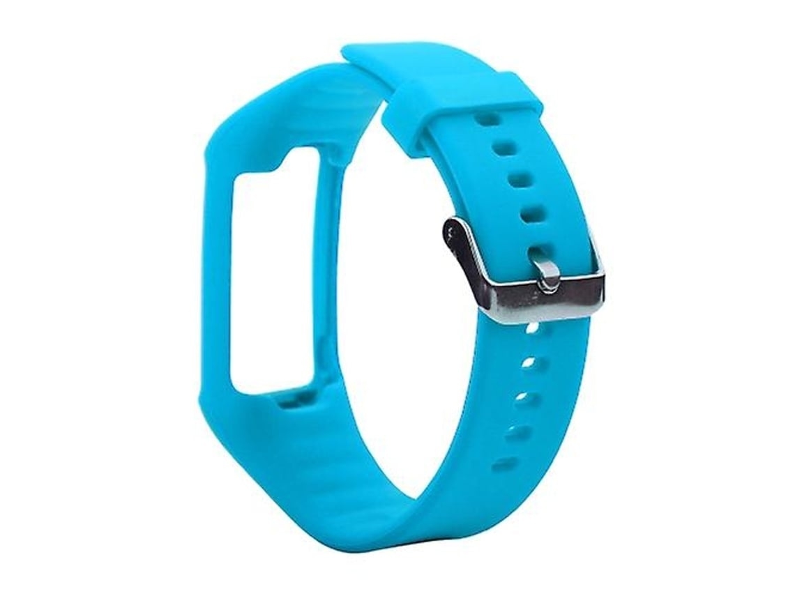 Pulseira De Relógio Lurelia Esportiva Em Silicone Polar A360 / A370 Azul