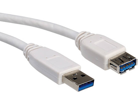 Cabo de Dados VALUE (USB A - 1.8 m - Branco)